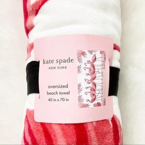 Kate Spade Oversized Beach Towel Flamingo